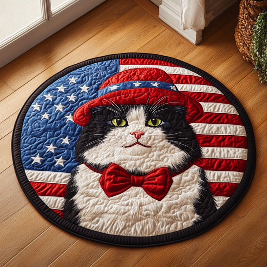 Cat American WX2005007CL Quilted Round Mat