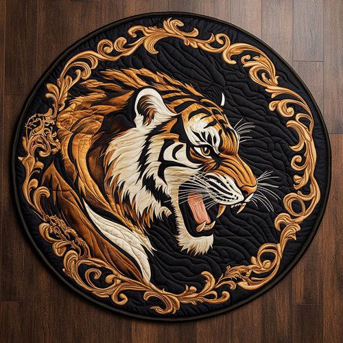 Angry Tiger WX2805003CL Quilted Round Mat