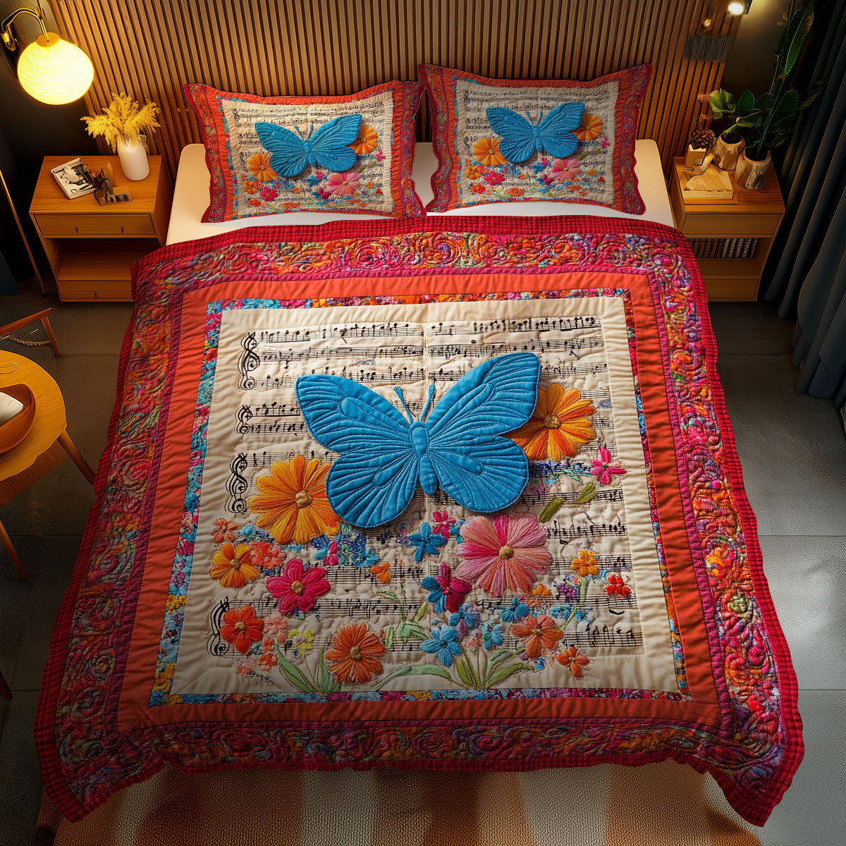 Butterfly Melody WN0801069CL Duvet Cover Set