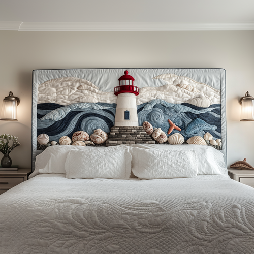 Lighthouse XR1612013CL Quilted Headboard Slipcover