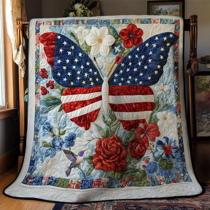 American Pride Butterfly WN0712014CL Quilt