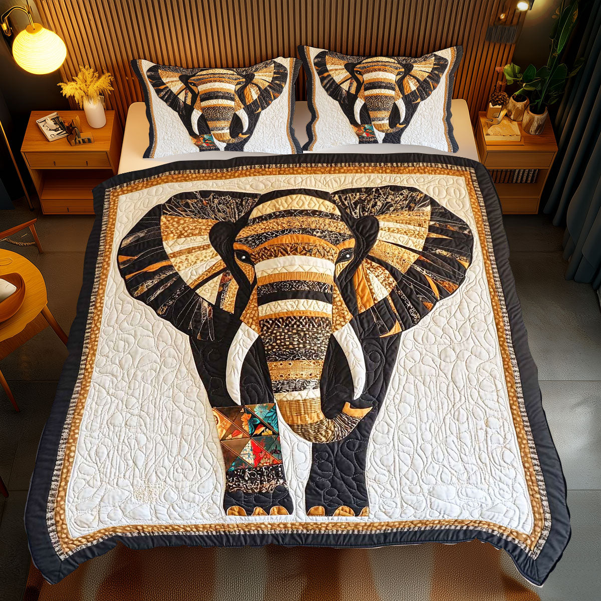 Native American Elephant WP0612031CL Duvet Cover Set