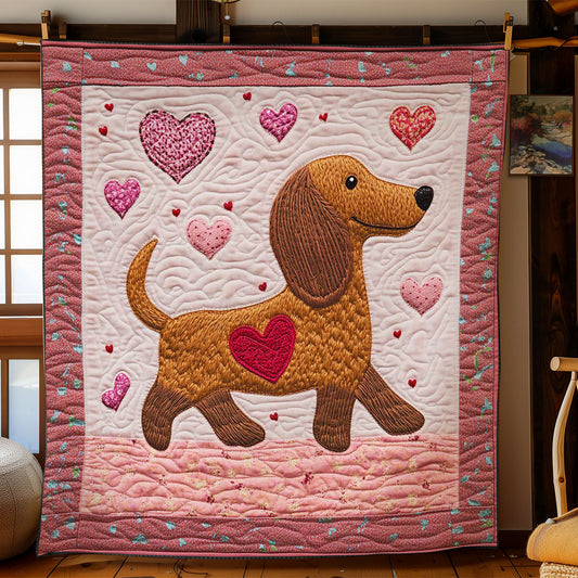 Dachshund Love WN3112005CL Quilt