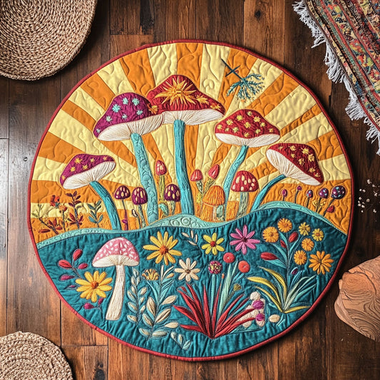 Sunny Spores WY1605032CL Quilted Round Mat