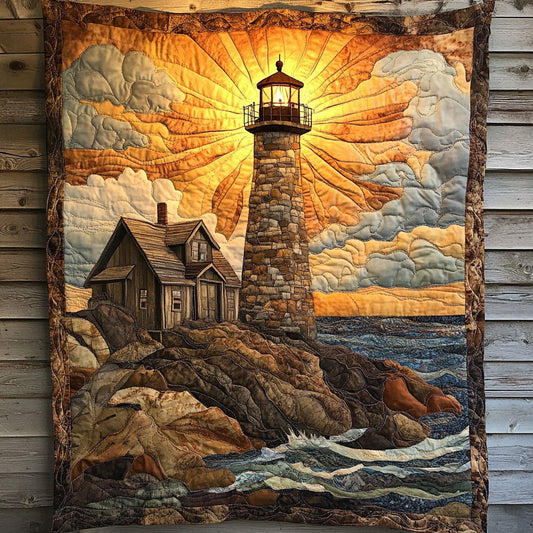 Lighthouse Sunset Dreams WY0307067CL Quilt