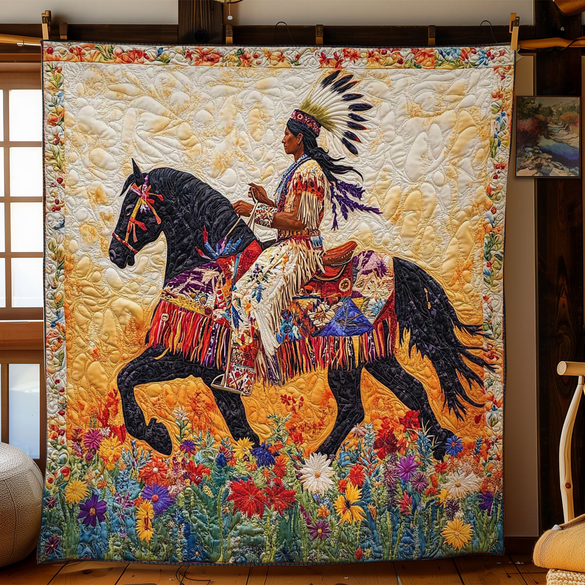 Native American Heritage Trail WN2403081CL Quilt