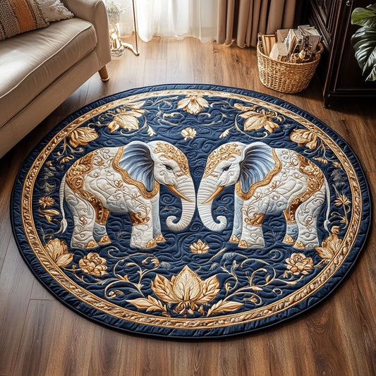 Imperial Elephant CW2508034CL Quilted Round Mat
