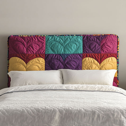 Harmony Heart WN3012021CL Quilted Headboard Slipcover