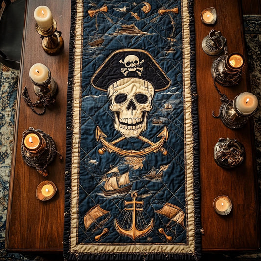 Ghost Skull Captain WN1207025CL Quilted Table Runner