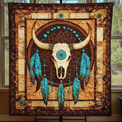 Tribal Bull WJ2310020CL Quilt