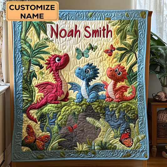 Sweet Fantasy Tales WY1807009CL Personalized Baby Quilt
