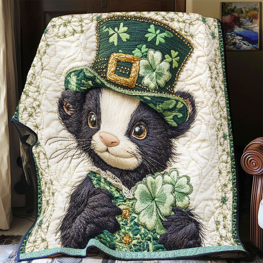 Skunk Patrick Day WX1912048CL Quilt