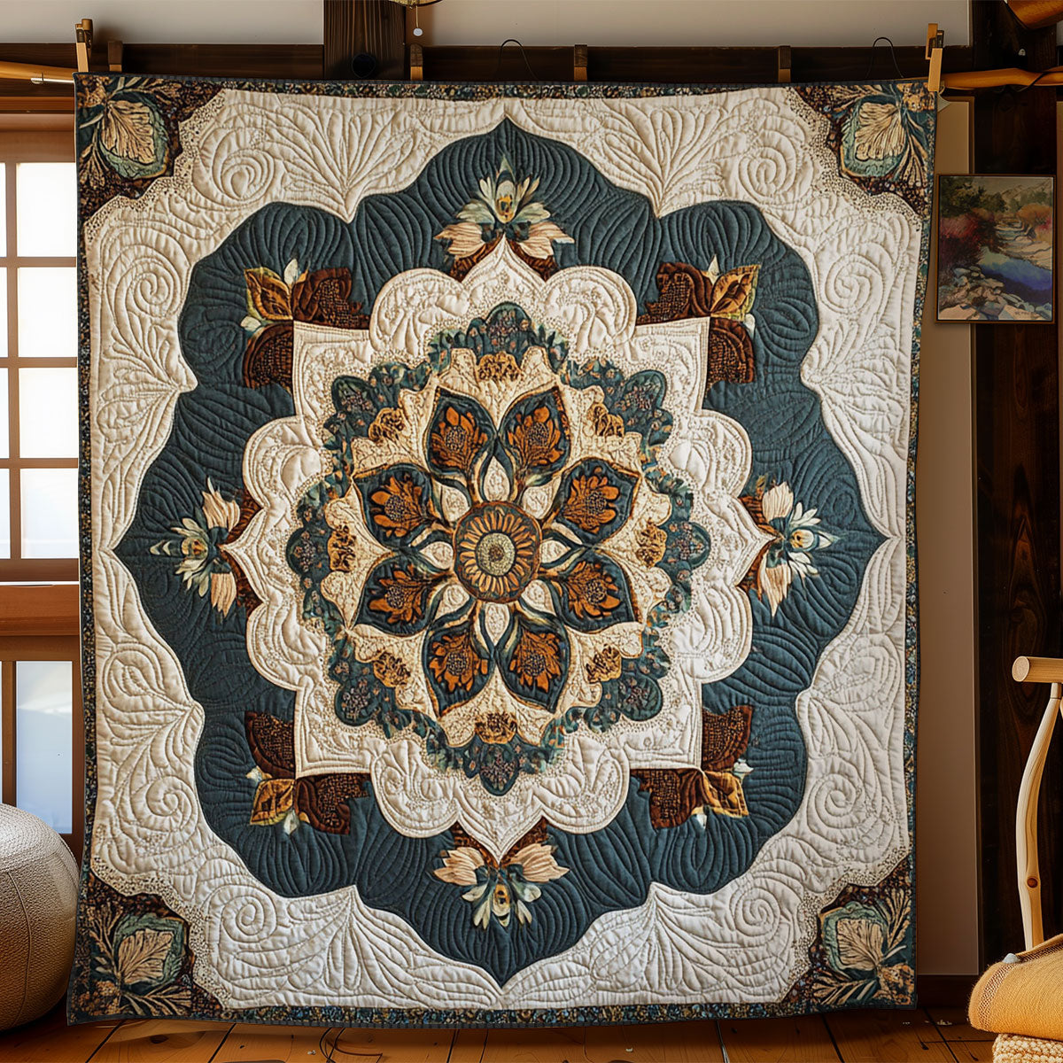 Mystic Flower Bloom WY2702097CL Quilt