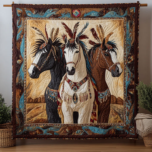 Native American Horse CW0701050CL Quilt