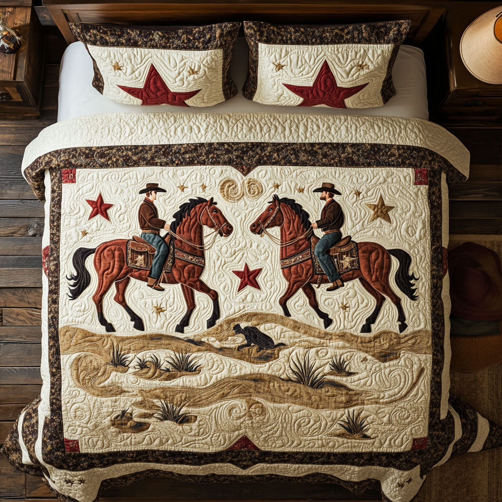 Riders Of The Western Frontier WX0307068CL Duvet Cover Set