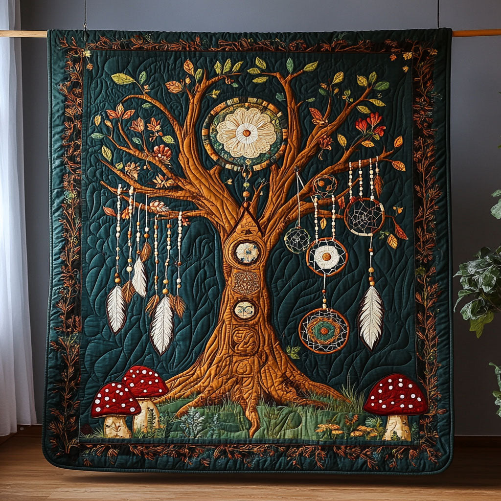 Dreamcatcher Tree Of Life WY1908047CL Quilt