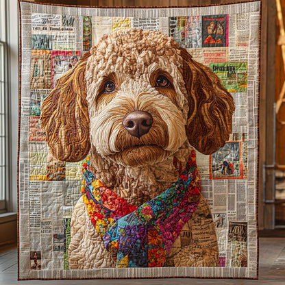 Doggo Gazette CP1606037CL Quilt