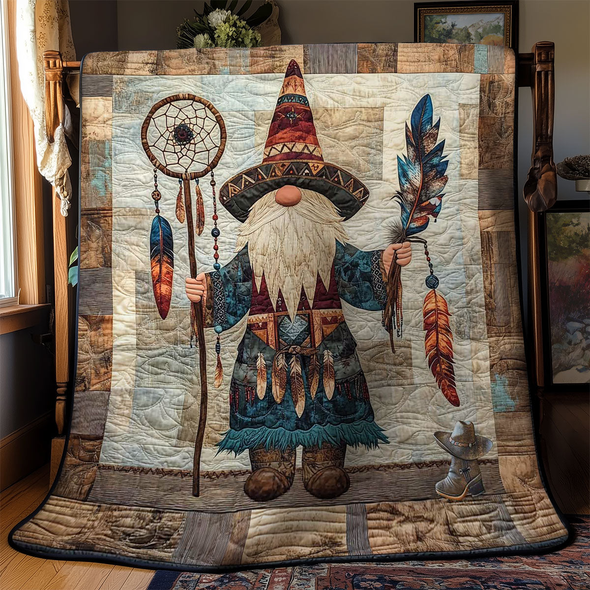 Tribal Gnome WN0512020CL Quilt