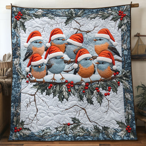Merry European Robin WN2810053CL Quilt