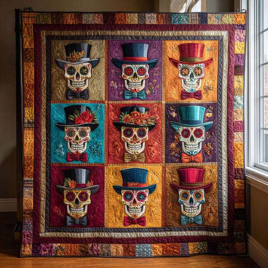 Fancy Skull Parade CW0608027CL Quilt