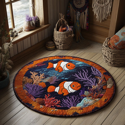 Nemo Garden WY0605008CL Quilted Round Mat