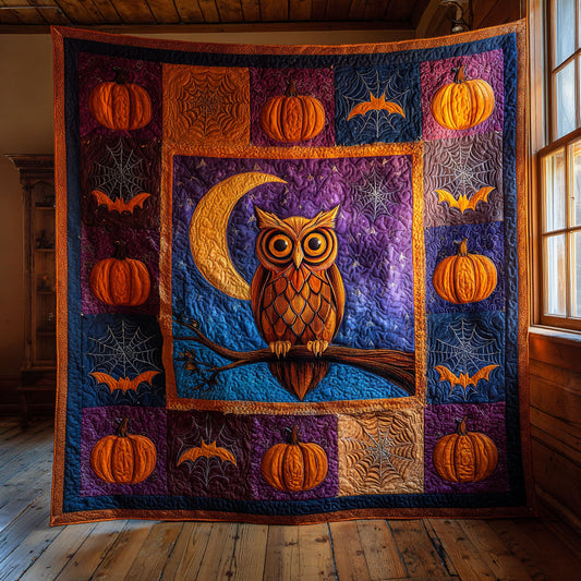 Mystic Pumpkin Owl CW1009027CL Quilt