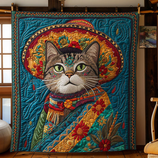 Sombrero Cat WN0302013CL Quilt