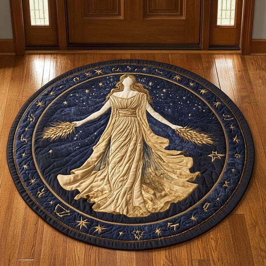 Stellar Maiden CP1707009CL Quilted Round Mat