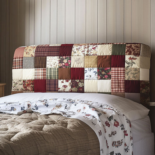 Vintage Patchwork QA1912017CL Quilted Headboard Slipcover