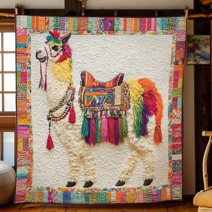 Rainbow Llama Charm WN2101004CL Quilt