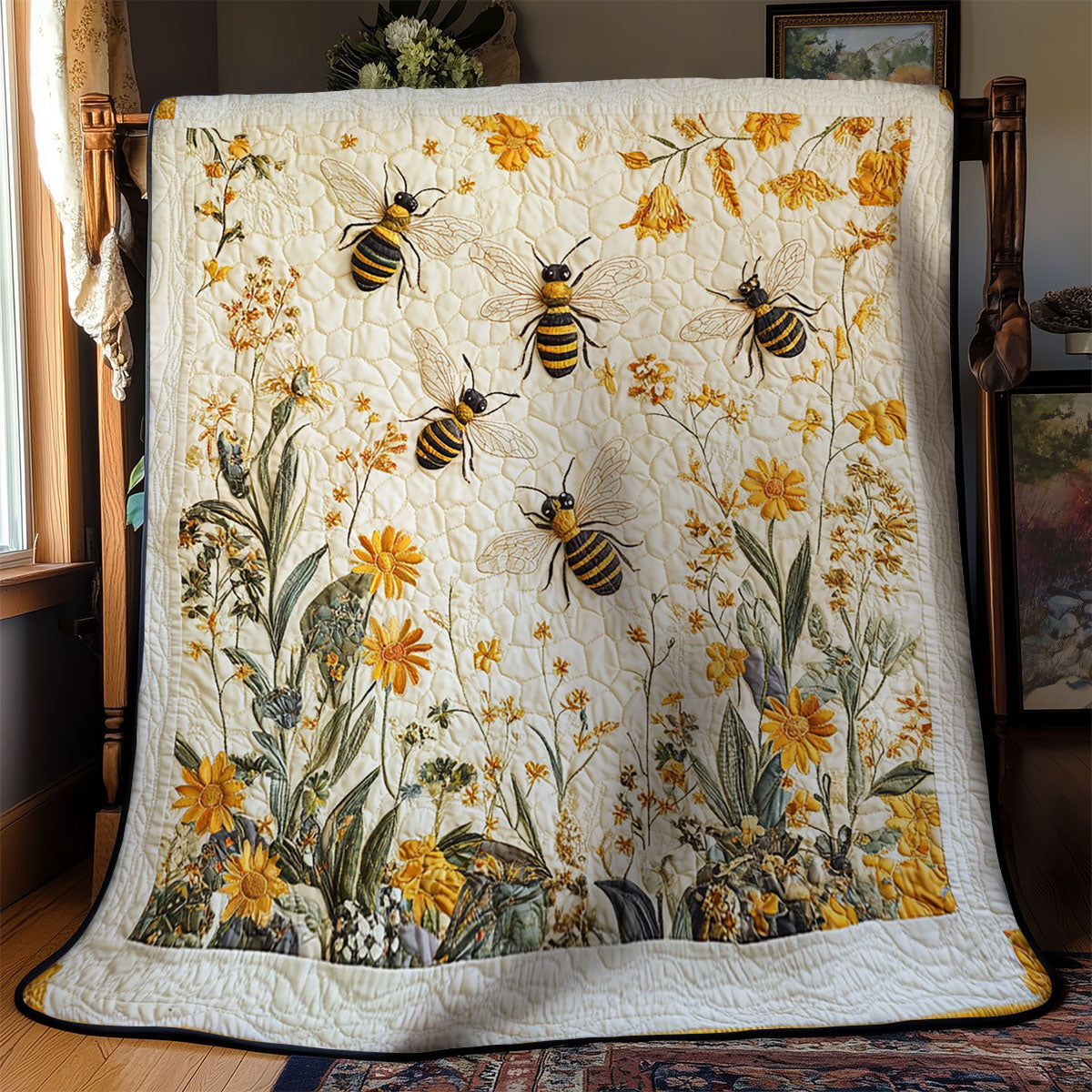 Honey Blooms WY1803044CL Quilt
