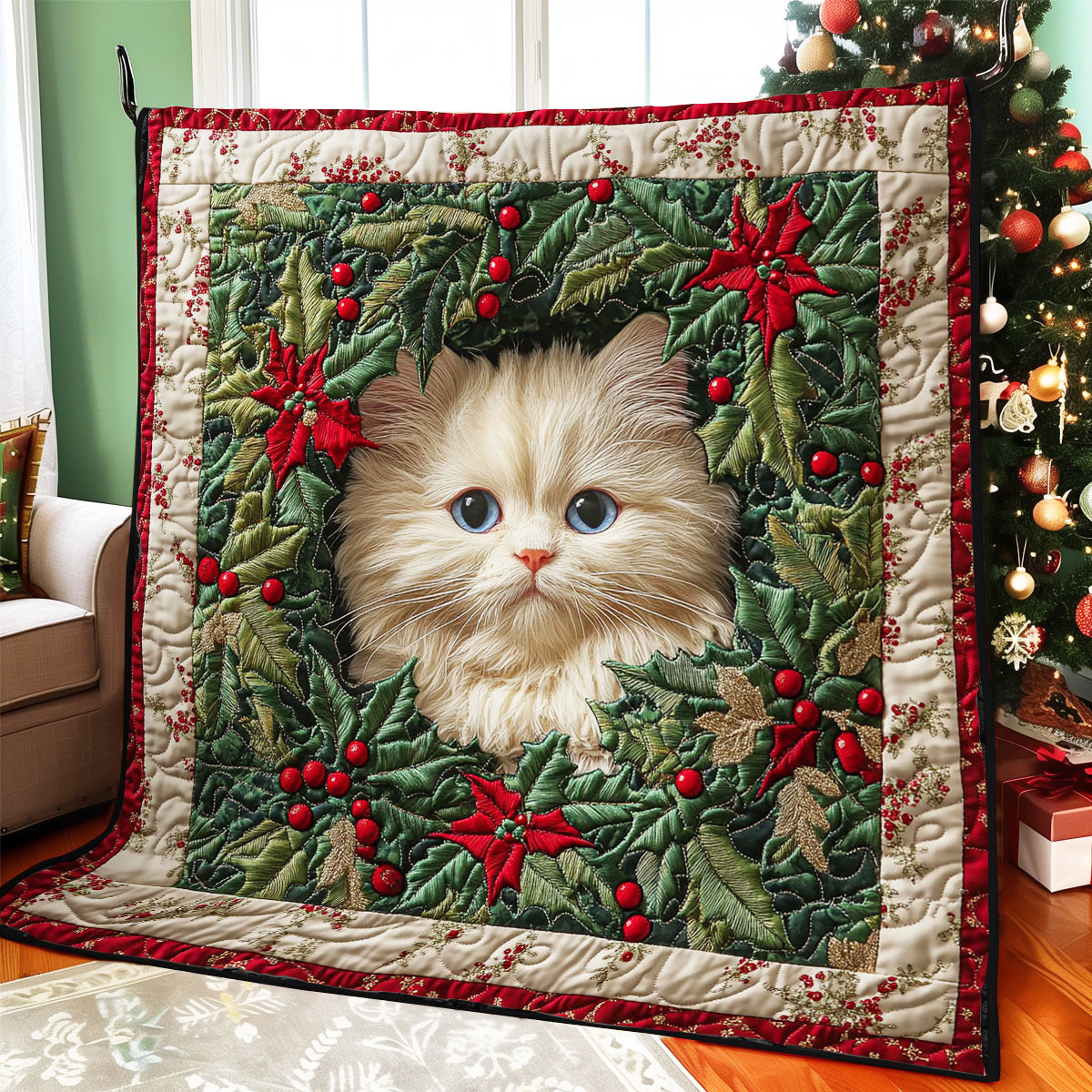 Sweet Christmas Ragdoll CW0811063CL Quilt