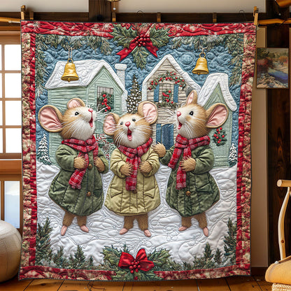 Snowy Mouse Choir CW1311030CL Quilt