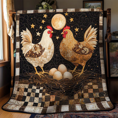 Moonlit Chicken WN1702026CL Quilt