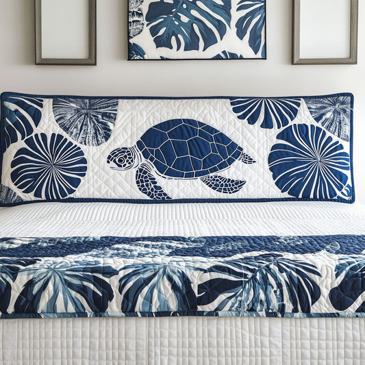Seabreeze Turtle WN3012037CL Quilted Headboard Slipcover