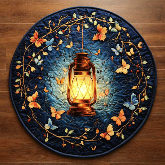 Lantern Glowfall WN2305046CL Quilted Round Mat