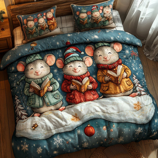 Cozy Street Mouse WN1311026CL Duvet Cover Set