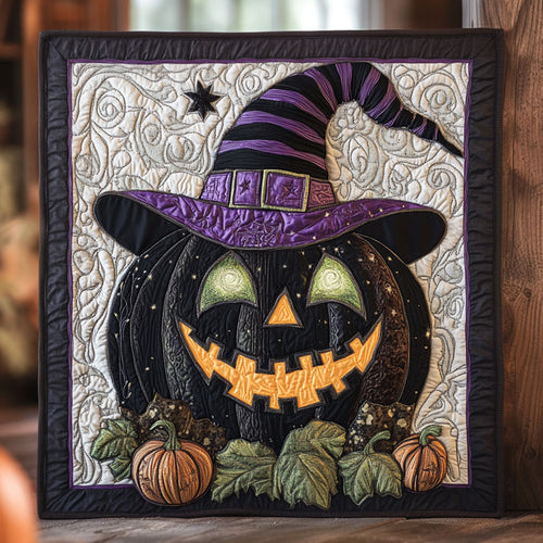 Pumpkin Witch Charm WN1808041CL Quilt