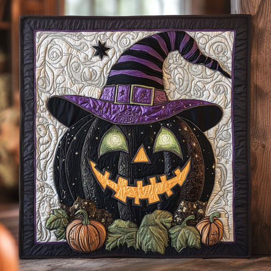 Pumpkin Witch Charm WN1808041CL Quilt