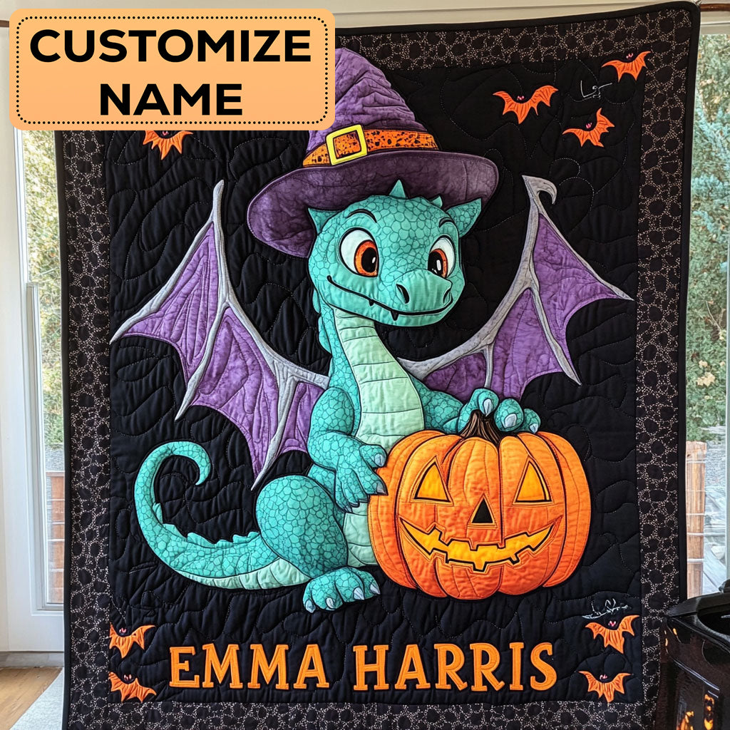 Halloween Dragon CW3107009CL Personalized Baby Quilt