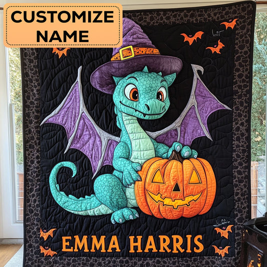 Halloween Dragon CW3107009CL Personalized Baby Quilt