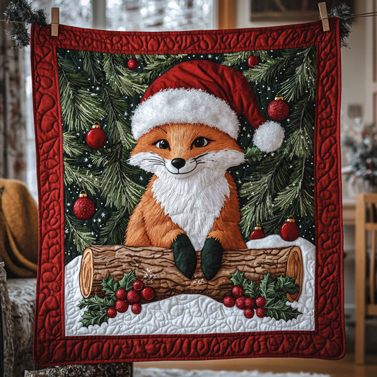 Christmas Fox LT2411016CL Quilt