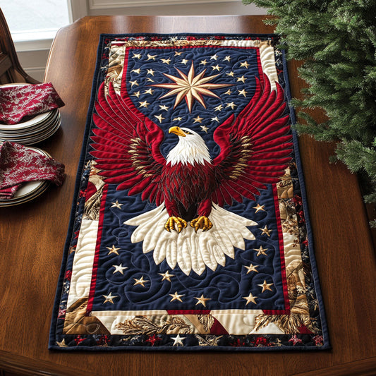 Penguin Peek WJ3107037CL Quilted Table Runner