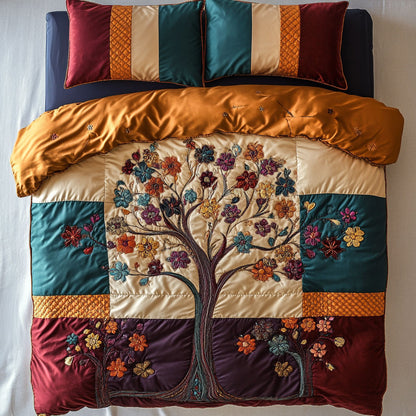 Sunlit Tree Path WN0808145CL Duvet Cover Set