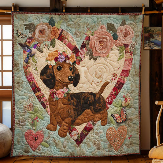 Sweet Dachshund WN2412015CL Quilt