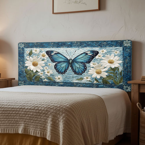 Butterfly Blossom CW1812003CL Quilted Headboard Slipcover