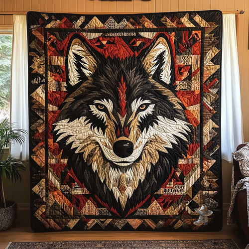 Mystic Wolf Shadow WP0212028CL Quilt