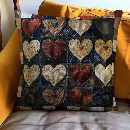 Heart WJ2810030CL Quilt Pillow Case