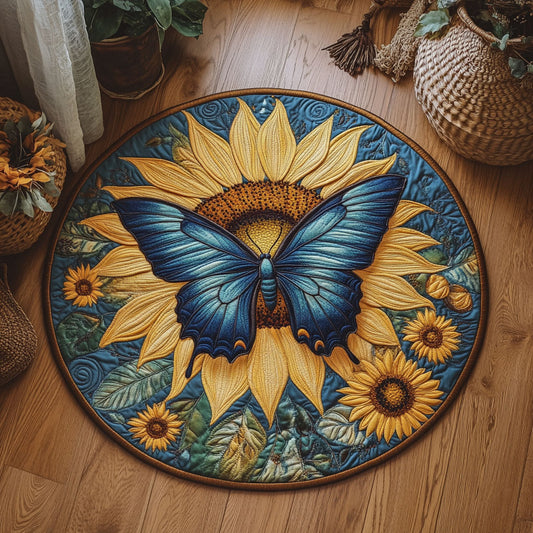 Sunshine Wings WY0107033CL Quilted Round Mat