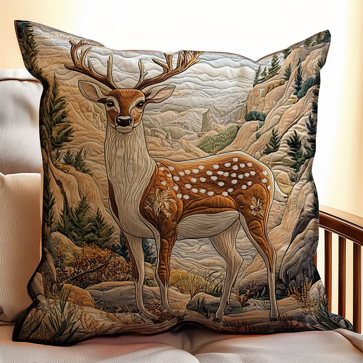 Deer WX2301086CL Quilt Pillow Case